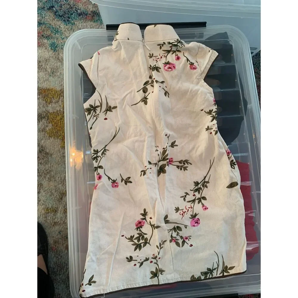 Cheongsam kid floral